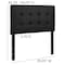 Flash Furniture Headboard, Twin Size, Black Vinyl HG-HB1705-T-BK-GG - alternate 10